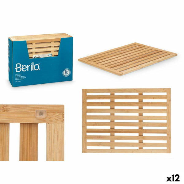 Berilo Bambu Kylpymatto Luonnollinen