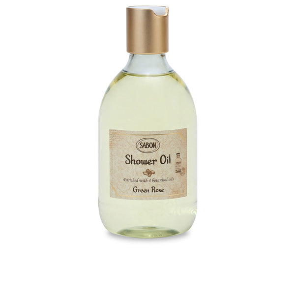 Sabon Shower Oil Green Rose 300 Ml | Vuodevaatteet.fi