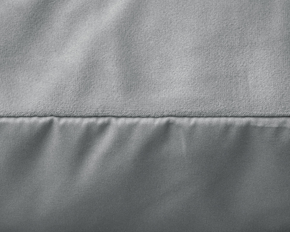 Velvet 2 in 1 Tyynyliinat Harmaa - Vuodevaatteet