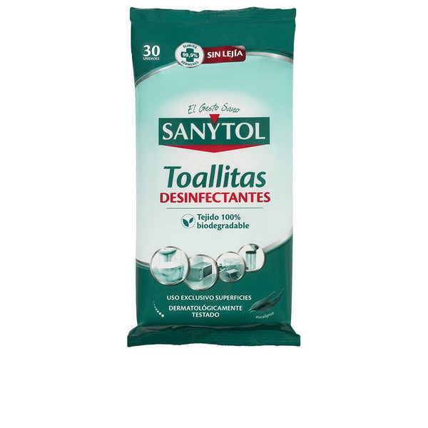 Sanytol Sanytol desinfiointipyyhkeet 30 kpl | Vuodevaatteet.fi