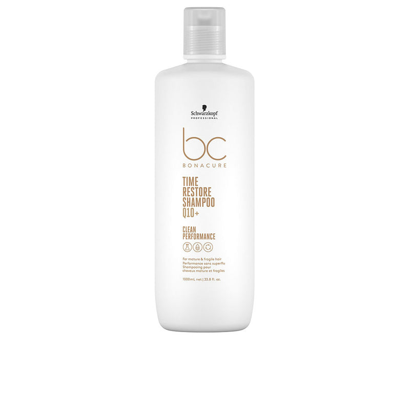 Schwarzkopf Bc time restore q10+ shampoo 1000 ml | Vuodevaatteet.fi