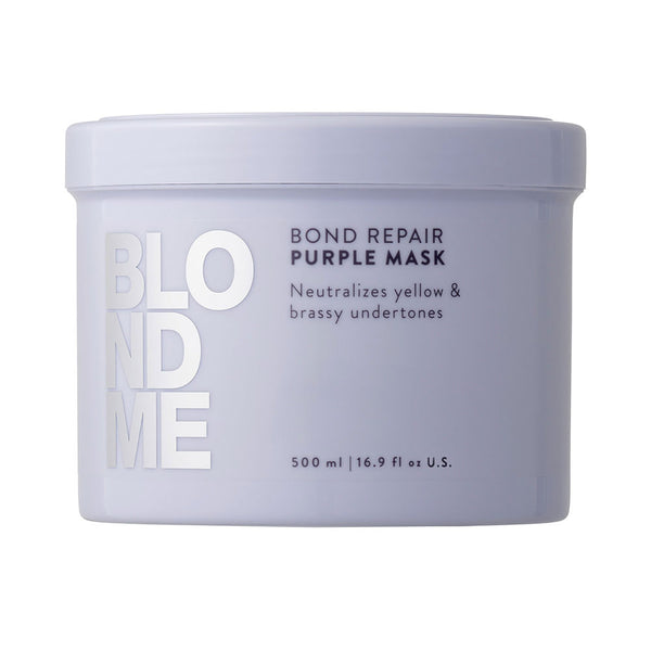 Schwarzkopf Blondme Bond Repair Purple Treatment 500 Ml | Vuodevaatteet.fi