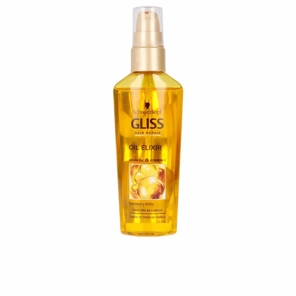 Schwarzkopf Mass Market Gliss hair repair öljyeliksiiri 75 ml | Vuodevaatteet.fi