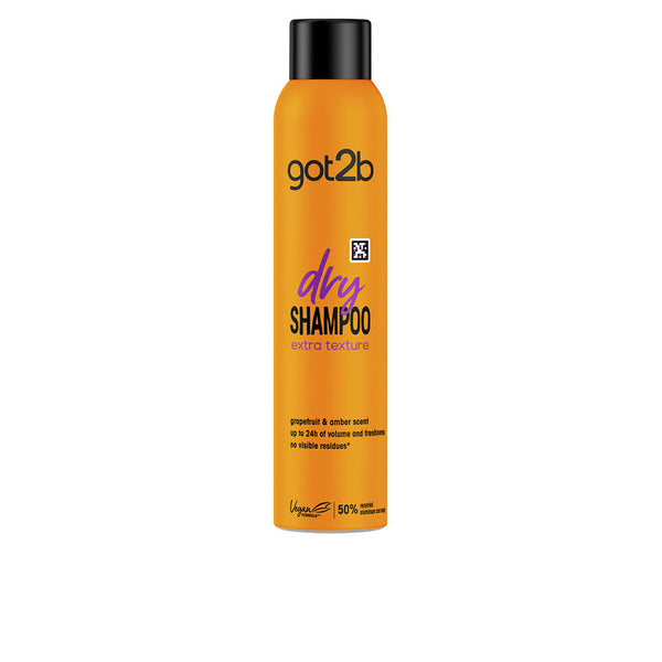 Schwarzkopf Mass Market Got2b dry shampoo extra clean & soft texture 200 ml | Vuodevaatteet.fi