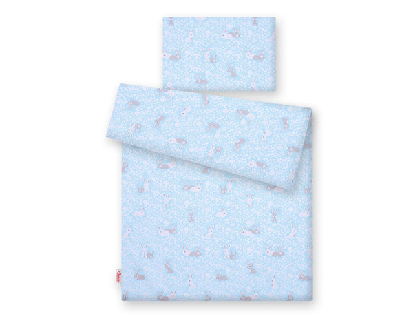 Bettwäsche-Set für Babys – 135 x 100 cm – Blue Rabbits
