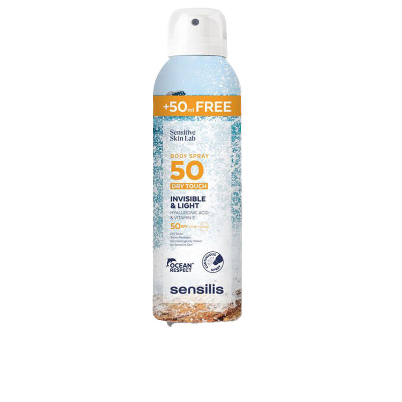 Sensilis Invisible & Light Body Spray Spf50+ 250 Ml | Vuodevaatteet.fi