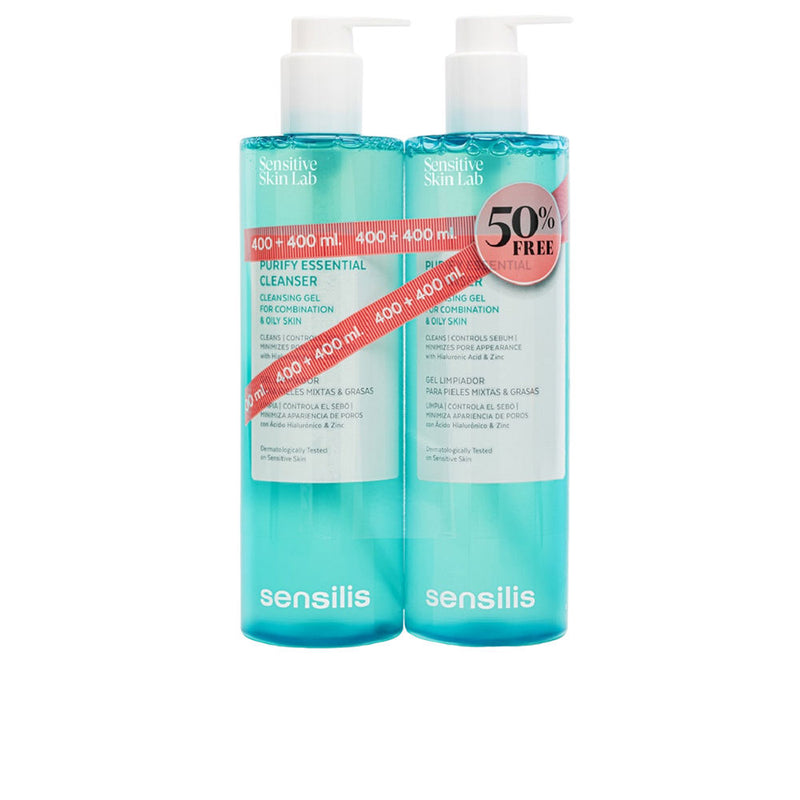 Sensilis Purify essential cleanser puhdistusgeeli 2 x 400 ml | Vuodevaatteet.fi