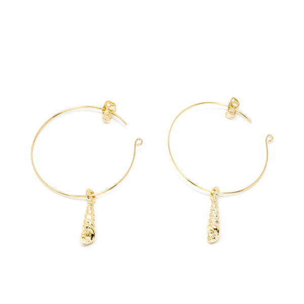 Shabama Agulla Earrings #Gold Glitter 1 U | Vuodevaatteet.fi