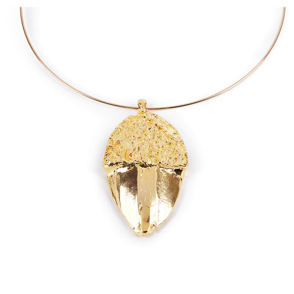 Shabama Bellota Rigid Necklace #Shiny Gold 1 U | Vuodevaatteet.fi