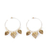 Shabama Crown 4Cm Earrings #Gold Glitter 1 U | Vuodevaatteet.fi