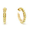 Shabama Ethiopia Green 2Cm Earrings #Gold Glitter 1 U | Vuodevaatteet.fi
