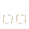 Shabama Moore Squares Earrings #Shiny Gold 1 U | Vuodevaatteet.fi