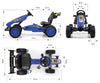 Sininen Karting lasten polkuauto - Rocket - Vuodevaatteet.fi