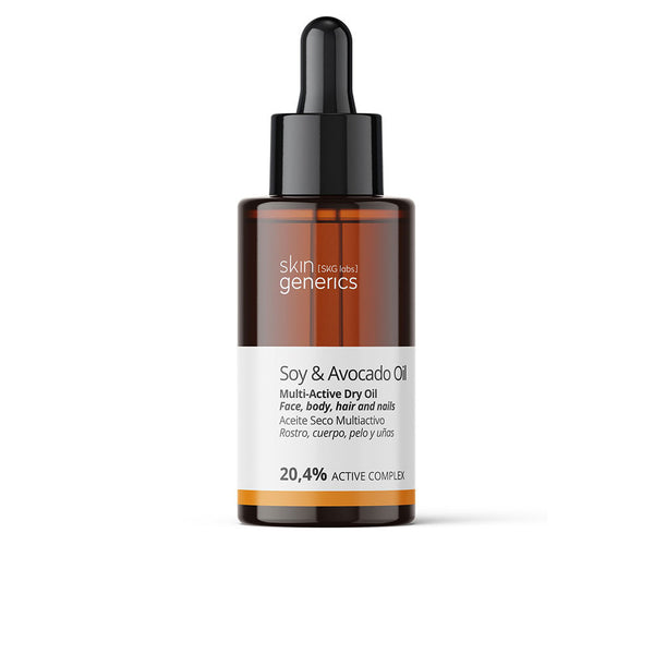 Skin Generics Soy & Avocado kuivaöljy 20.4% 50 ml | Vuodevaatteet.fi