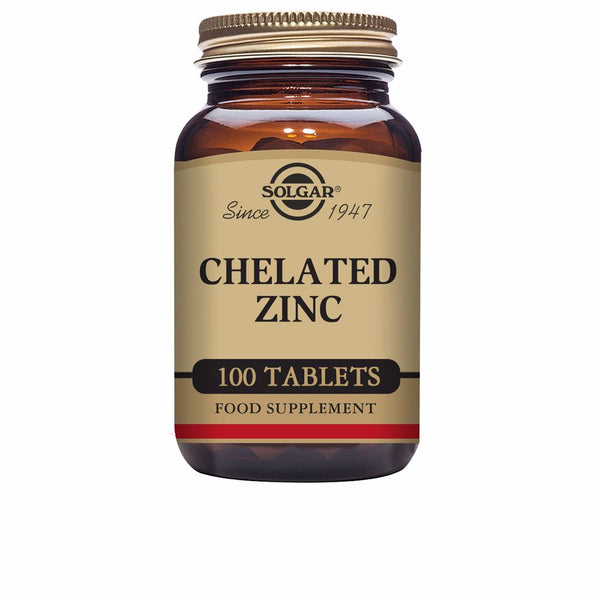 Solgar Chelated Zinc Tablets 100 U | Vuodevaatteet.fi