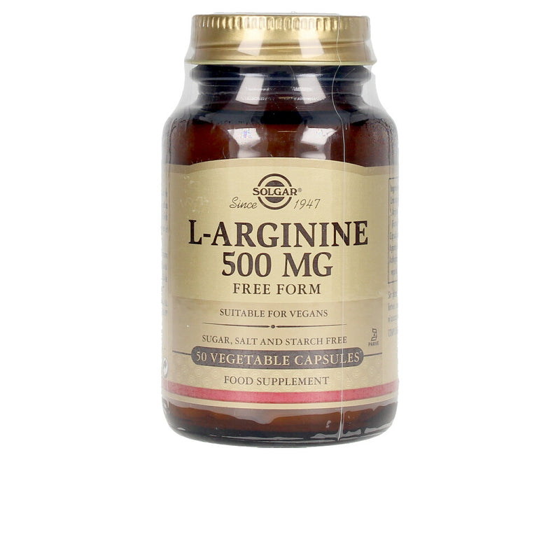 Solgar L-Arginina 500 Mg 50 Cápsulas Vegetales | Vuodevaatteet.fi
