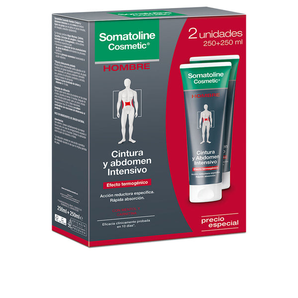 Somatoline Cosmetic Hombre cintura & abdomen reductor intensivo setti 2 x 250 ml | Vuodevaatteet.fi