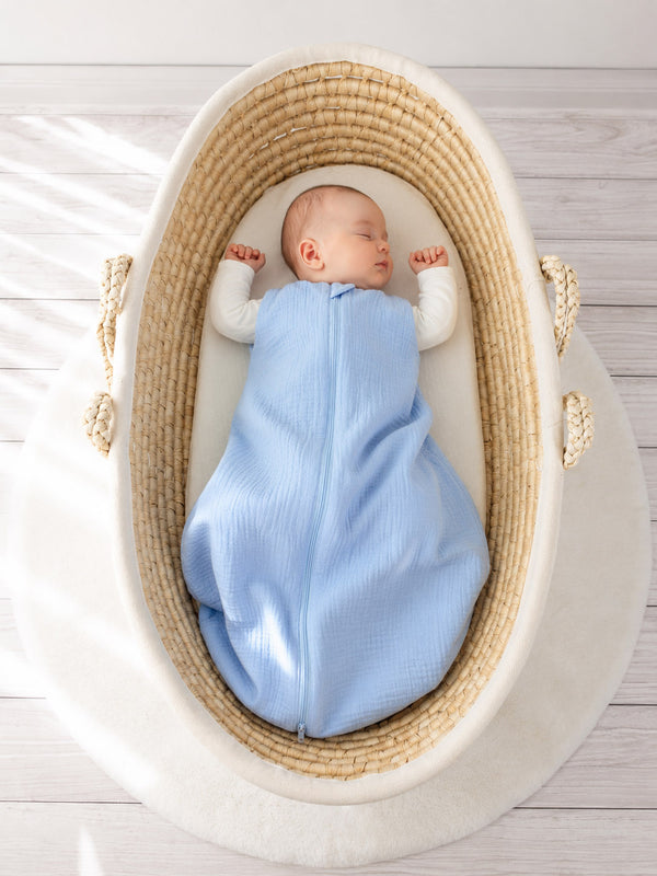 My Sweet Baby - Musliininen vauvan unipussi 0–6 kuukautta S kesäksi Tog 1.0 - sininen