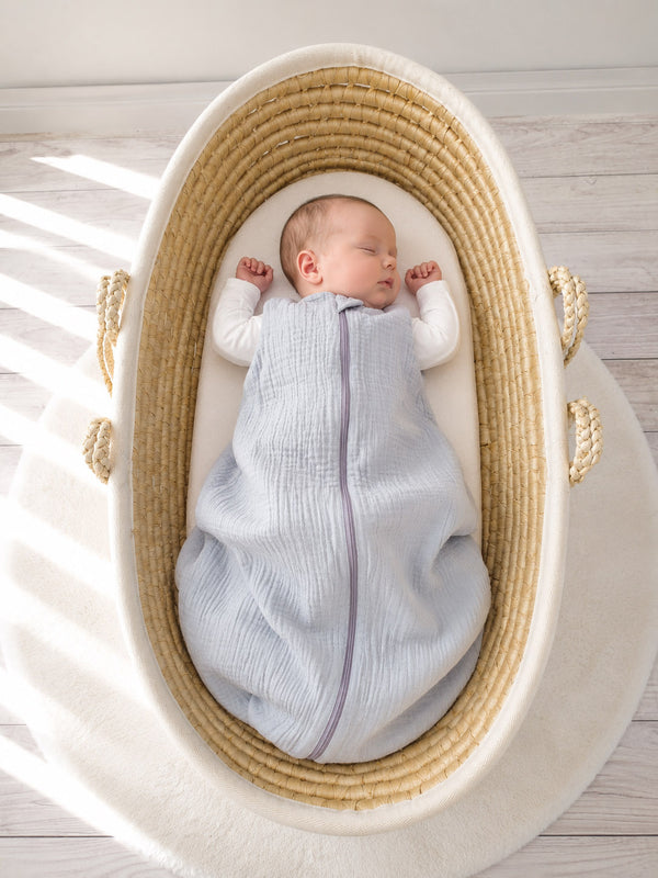 My Sweet Baby - Musliininen vauvan unipussi 0–6 kuukautta S kesäksi Tog 1.0 - harmaa