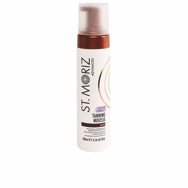 St. Moriz Tanning mousse väriä korjaava #dark 200 ml. | Vuodevaatteet.fi