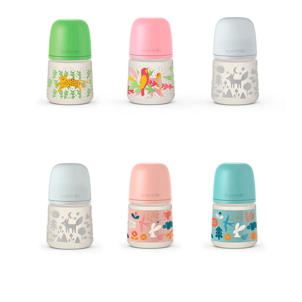 Suavinex Prints pullonokka fysiologinen s 150 ml | Vuodevaatteet.fi