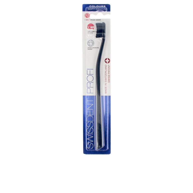 Swissdent Hammasharja Colours classic #mustapunainen 1 kpl | Vuodevaatteet.fi
