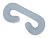 Seitenschläferkissen - Schwangerschaftskissen C - Pastellblau