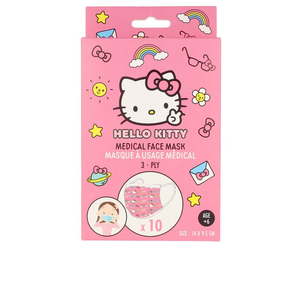 Take Care Hello kitty lasten kirurginen kasvomaski 10 kpl | Vuodevaatteet.fi