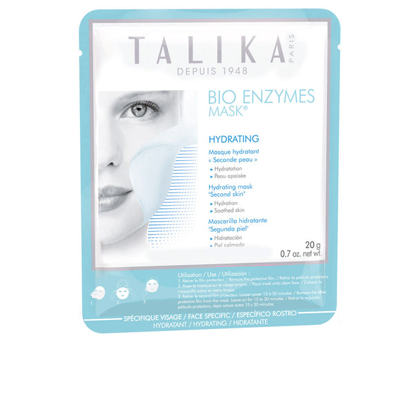 Talika Bio Enzymes kosteuttava naamio – biocellulose ja hyaluronihappo | Vuodevaatteet.fi