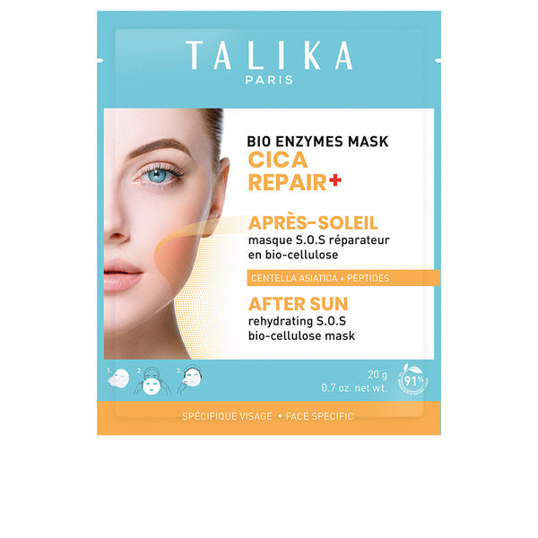 Talika Bio Enzymes Mask Cica Repair+ After Sun Ultra-Soothing Sos Repair Mask 20 Gr | Vuodevaatteet.fi