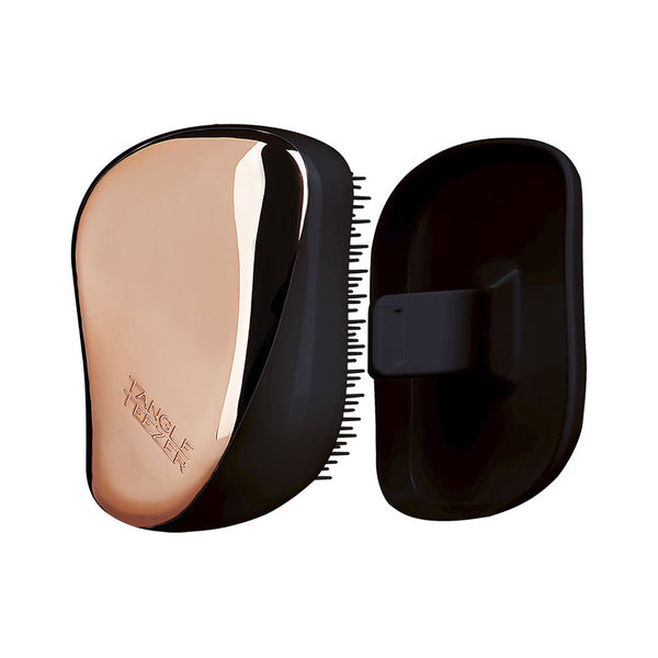Tangle Teezer Compact styler #rose gold - musta 1 kpl | Vuodevaatteet.fi