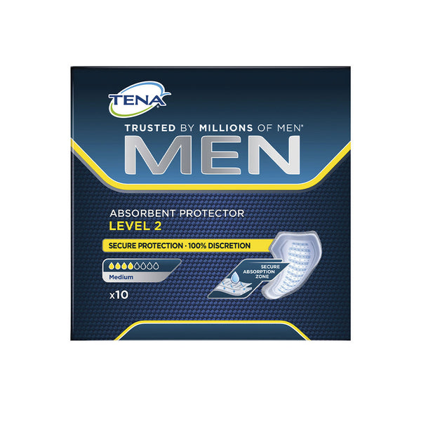 Tena Lady Tena men level 2 suoja 100% imevä 10 kpl. | Vuodevaatteet.fi