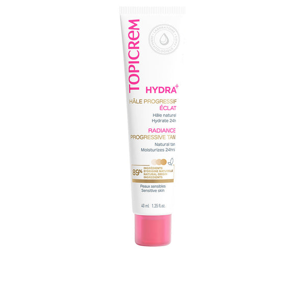 Topicrem Hydra+ Progressive Facial Tanning 40 Ml | Vuodevaatteet.fi