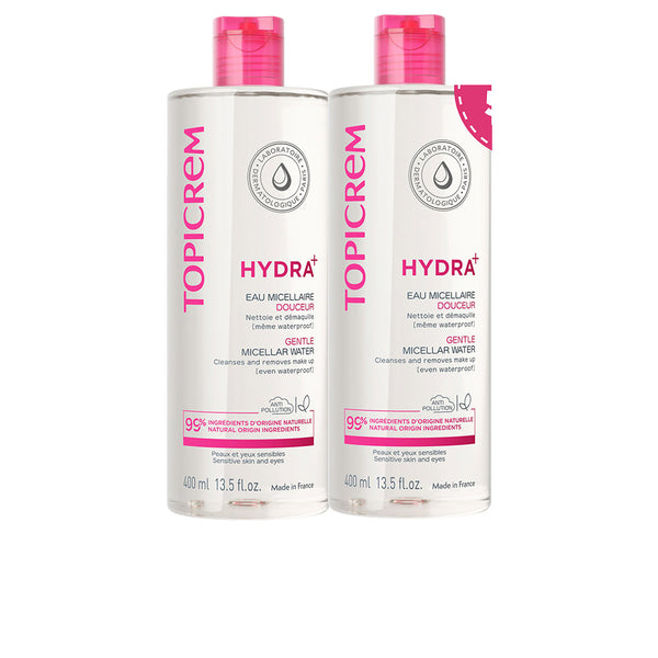 Topicrem Hydra+ Soft Micellar Water Pack 2 X 400 Ml | Vuodevaatteet.fi