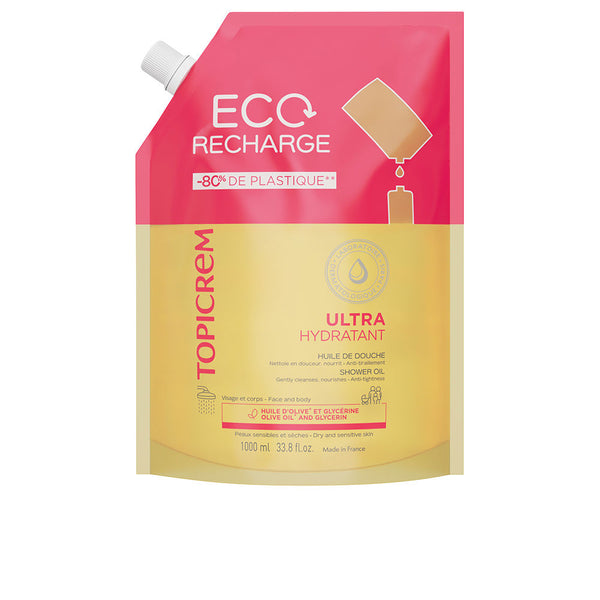 Topicrem Uh Shower Oil Refill 1000 Ml | Vuodevaatteet.fi