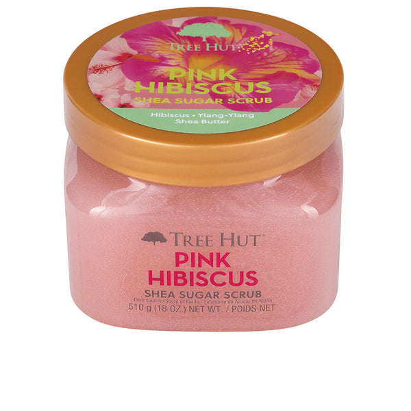 Tree Hut Vaaleanpunainen hibiskus sokerikuorinta 510 gr | Vuodevaatteet.fi