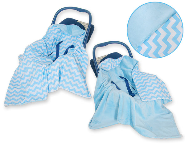 Turvaistuimen Istuinpehmuste - Chevron Blue