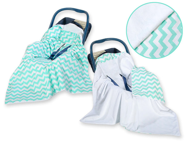 Turvaistuimen Istuinpehmuste - Chevron Mint
