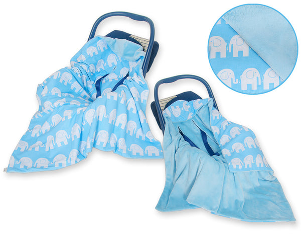 Turvaistuimen Istuinpehmuste - Elephants Blue