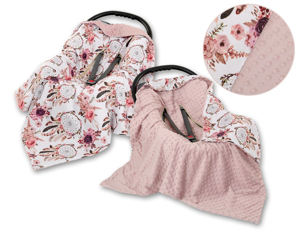Turvaistuimen Istuinpehmuste - Flower Dream Catchers/Pastel Pink