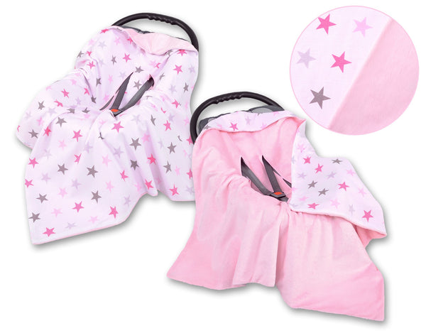 Turvaistuimen Istuinpehmuste - Pink Stars