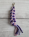 Halfterstrick für Steckenpferd - violett/dunkelviolett/lavendel