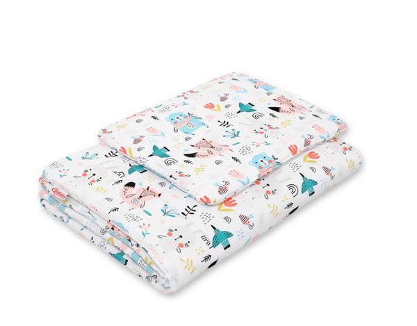 Vaauvan Peitto Ja Tyyny - Newborn - 75X100cm - Clouds Gray