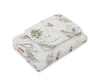 Vaauvan Peitto Ja Tyyny - Newborn - 75X100cm - Brown Birds