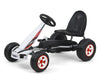 Valkoinen Karting polkuauto lapselle - Viper - Vuodevaatteet.fi