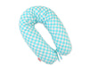 Vartalotyyny / Raskaustyyny - Turquoise With White Dots