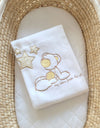 Fleece Viltti Vauvalle - Teddy Bear With Stars White