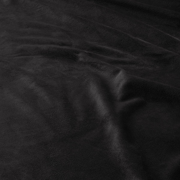 Musta sametti pussilakanasetti Velvet Piping