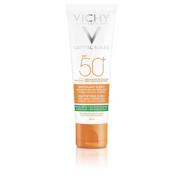 Vichy Capital Soleil Matifiant 3-En-1 Spf50+ 50 Ml | Vuodevaatteet.fi