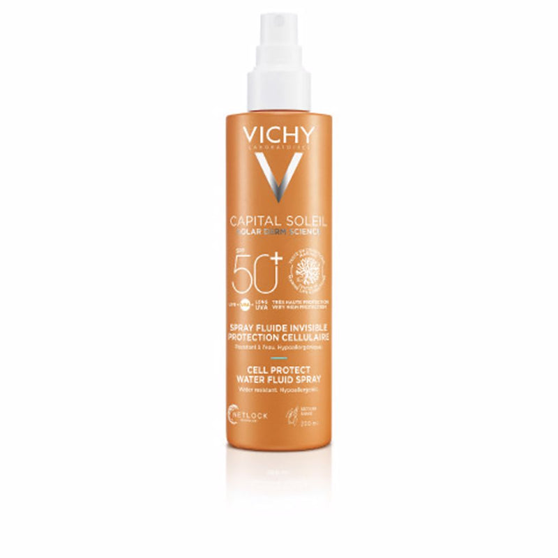 Vichy Capital Soleil Spray Cell Protect Spf50+ 200 Ml | Vuodevaatteet.fi